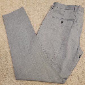 Express Mens Dress Pants Grey Skinny Fit